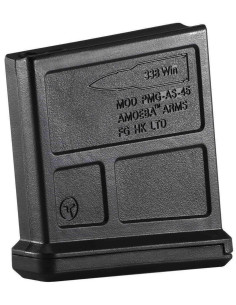 Chargeur M4 Amoeba Mid-cap avec fausses cartouches Noir